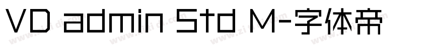 VD admin Std M字体转换